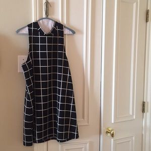 Black and White Checkered Dress